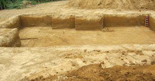 precise walls for digging basement